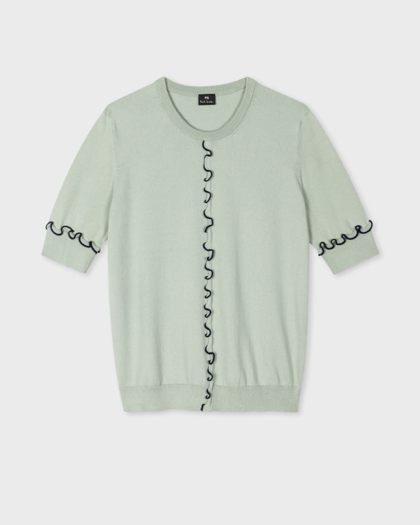 Paul Smith T Off White SS Knitted Top W2R-086N-H30898-02